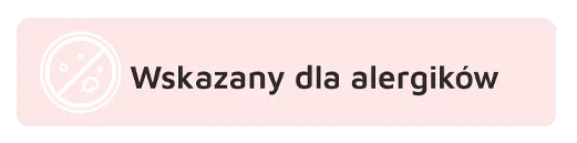 Wskazany dla alergików